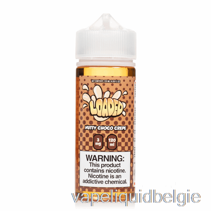 Vape Smaken Nootachtige Choco Crêpe - Geladen E-vloeistof - Meedogenloze Dampen - 120ml 0mg